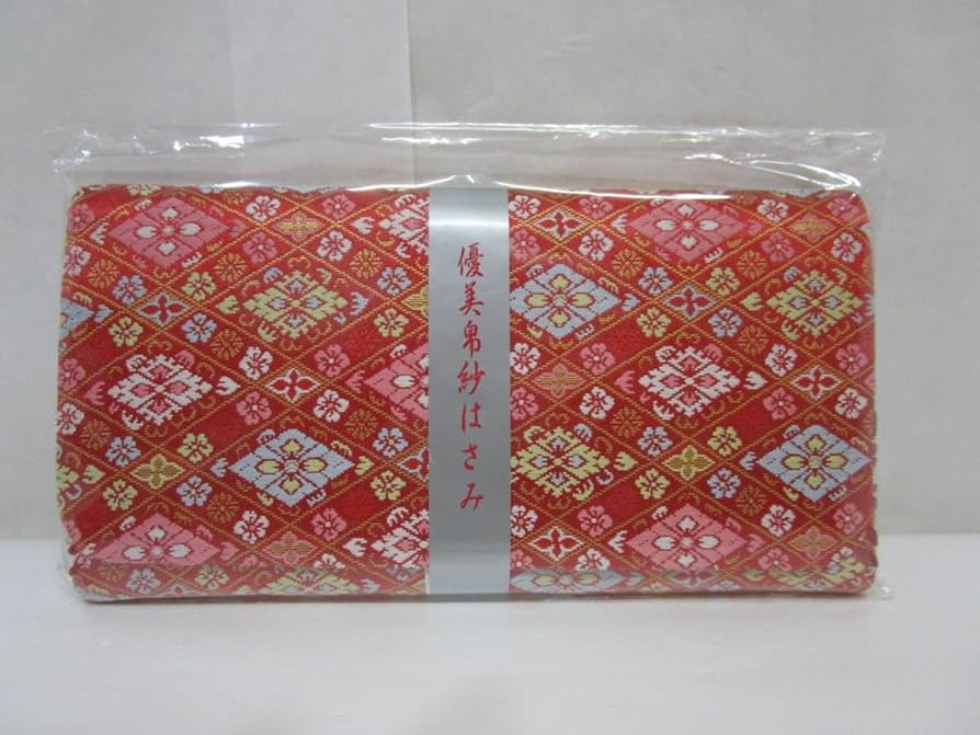 Amazon.co.jp: 風流庵 鳳斎謹製 斜格子花文 西陣織優美 帛紗ばさ